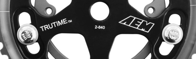 AEM Evo 8 & IX Black True Time Cam Gear - High Performance Timing Upgrade for Mitsubishi Lancer Evolution 8 & 9 - Perfect for Racing & Engine Builds