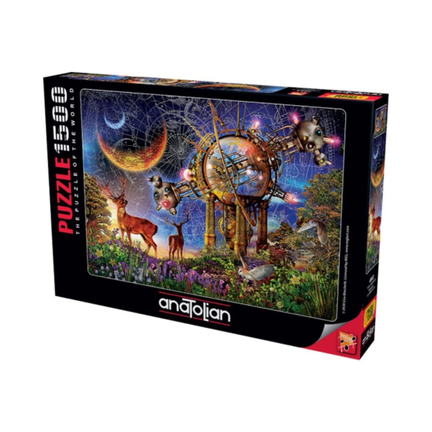 Anatolian Stargazer 1500 Piece Jigsaw Puzzle #4563 - Colorful Night Sky Astronomy Puzzle for Adults & Teens - Perfect for Family Game Nights, Relaxation & Home Decor