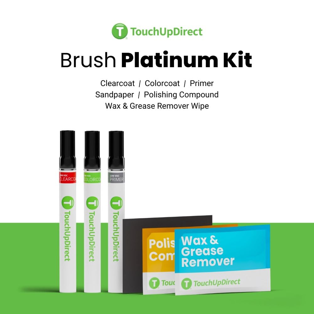Hyundai Electric Shadow Exact Match Touch Up Paint Brush & Platinum Kit - Compatible with USS Models | Scratch Repair for Cars, Trucks & SUVs
