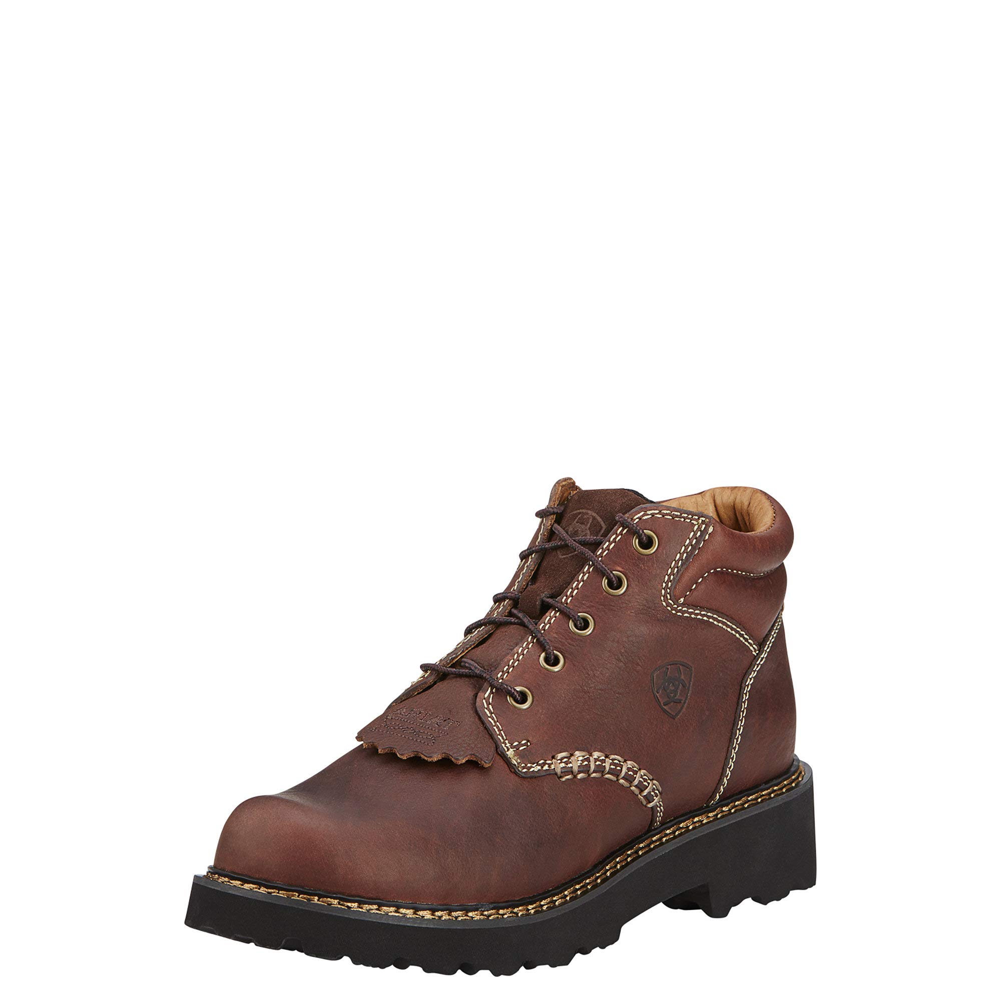 Ariat Women's Canyon Boot - Western Cowgirl Boots for Riding & Outdoor Activities | Comfortable Leather Ankle Booties for Country Style & Horseback Riding