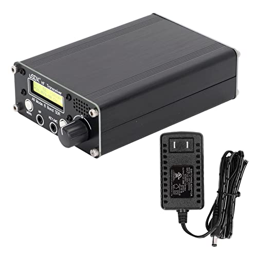 8 Band HF SSB QRP Transceiver Radio with LCD Display, BNC Antenna Connector & US Plug - Perfect for Amateur Radio, Emergency Communication & Outdoor Adventures
