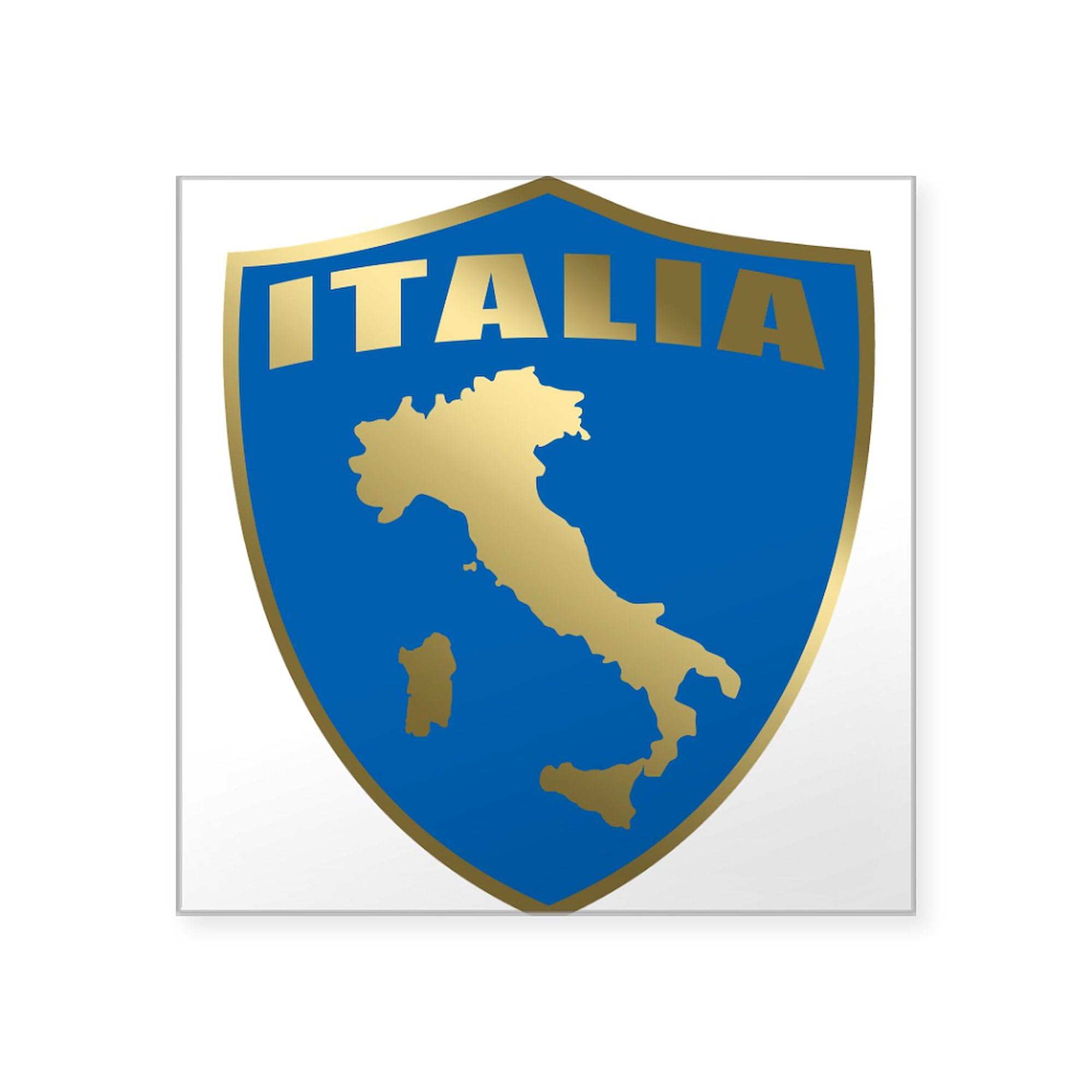 Italy Flag T-Shirt Square Sticker 3