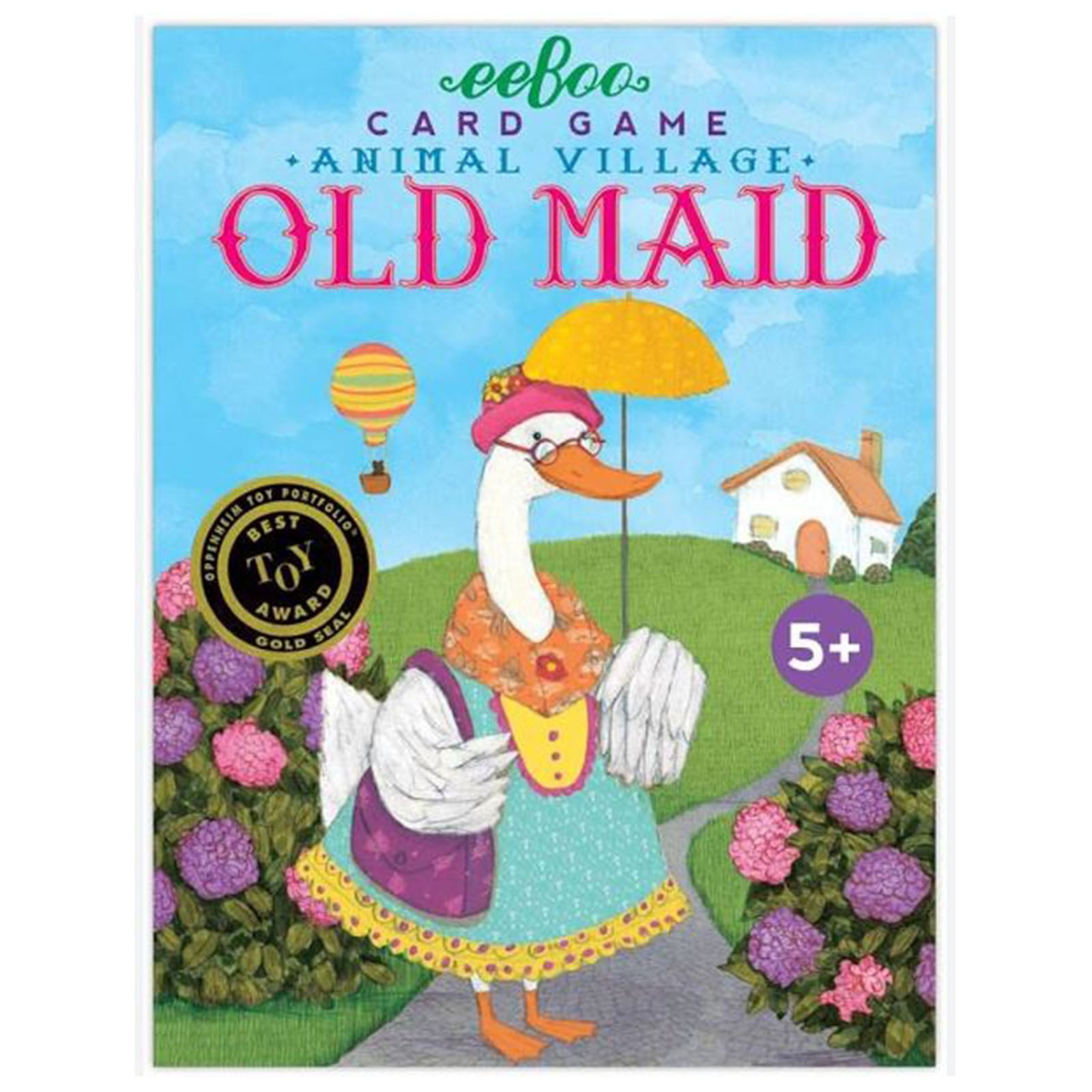 eeBoo Old Maid Card Game - Classic Kids Matching Game for Family Fun & Memory Skills - Perfect for Parties, Travel & Indoor Activities