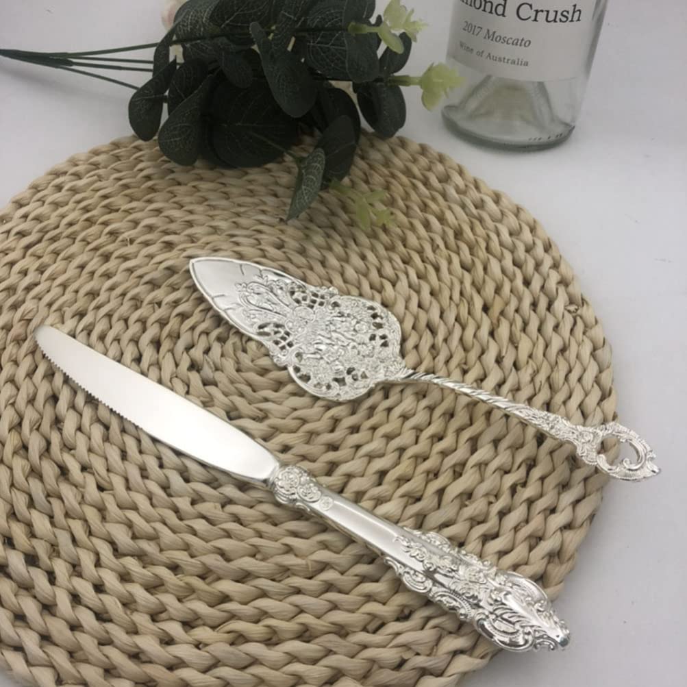 Premium Zinc Alloy Cake Cutter Set - Professional Baking Tools for Wedding Cakes, European Pastries & Pizza Serving - Durable Cake Dividers & Servers for Bakers, Catering & Home Baking Essentials