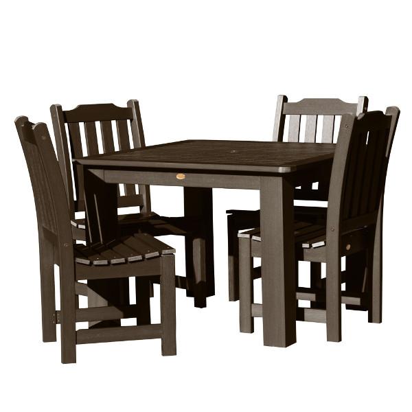 Lehigh 5-Piece Square Patio Dining Set - Outdoor Furniture for Garden, Backyard, and Poolside Relaxation