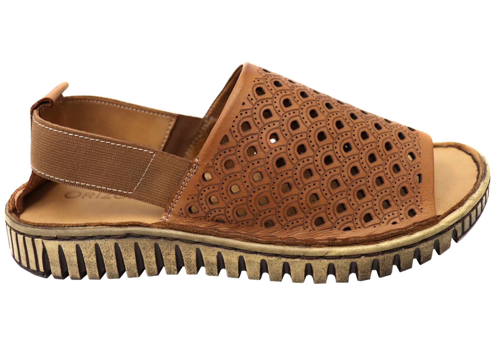 Orizonte Carnival Women's Comfortable European Leather Sandals - Stylish Summer Walking Shoes for Beach, Vacation & Casual Outings