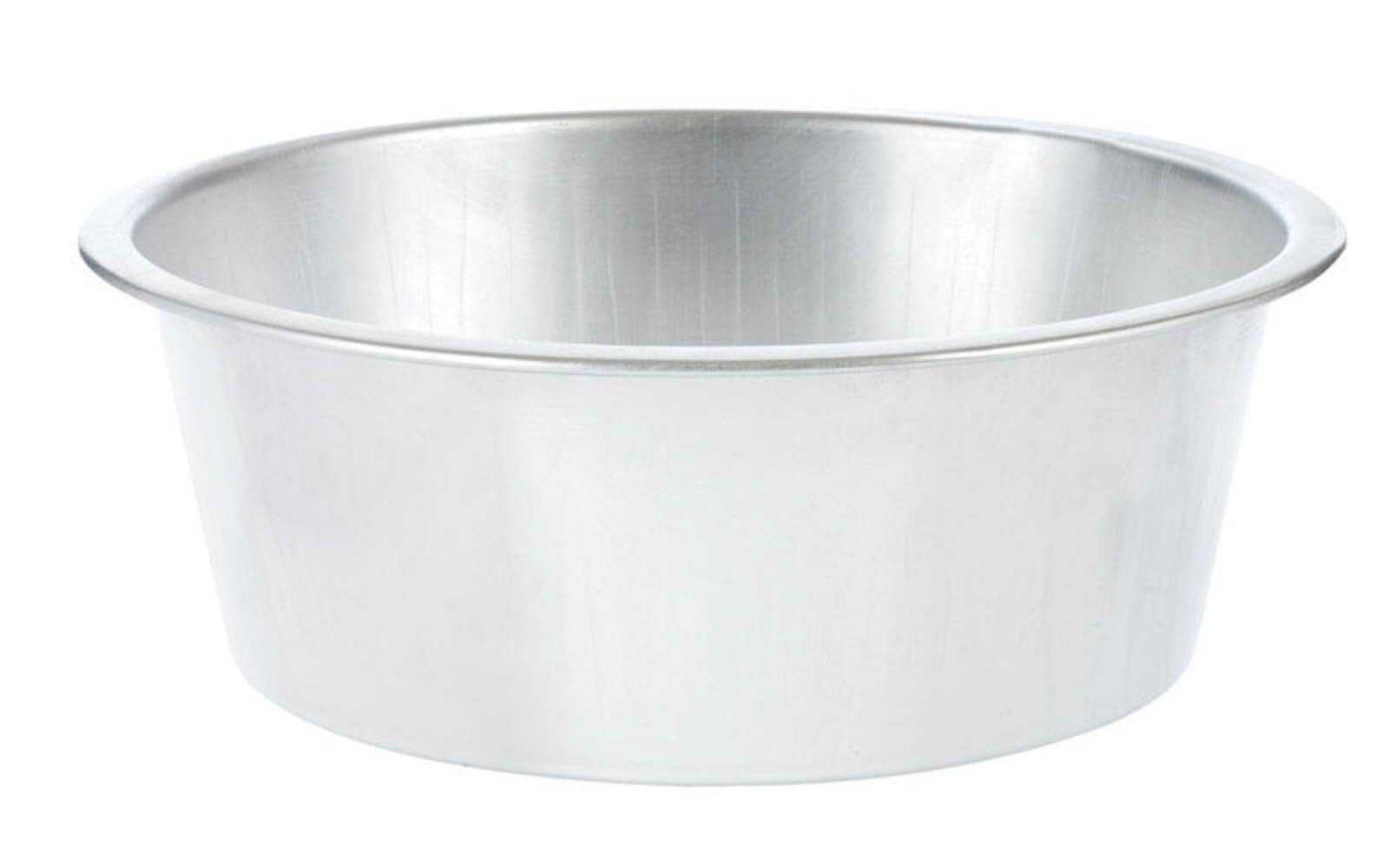 Harold Import Round Aluminum Dish Pan Wash Tub - Durable Kitchen Sink Basin for Washing Dishes, Vegetables & Fruits | Perfect for Restaurants, Camping & Home Use