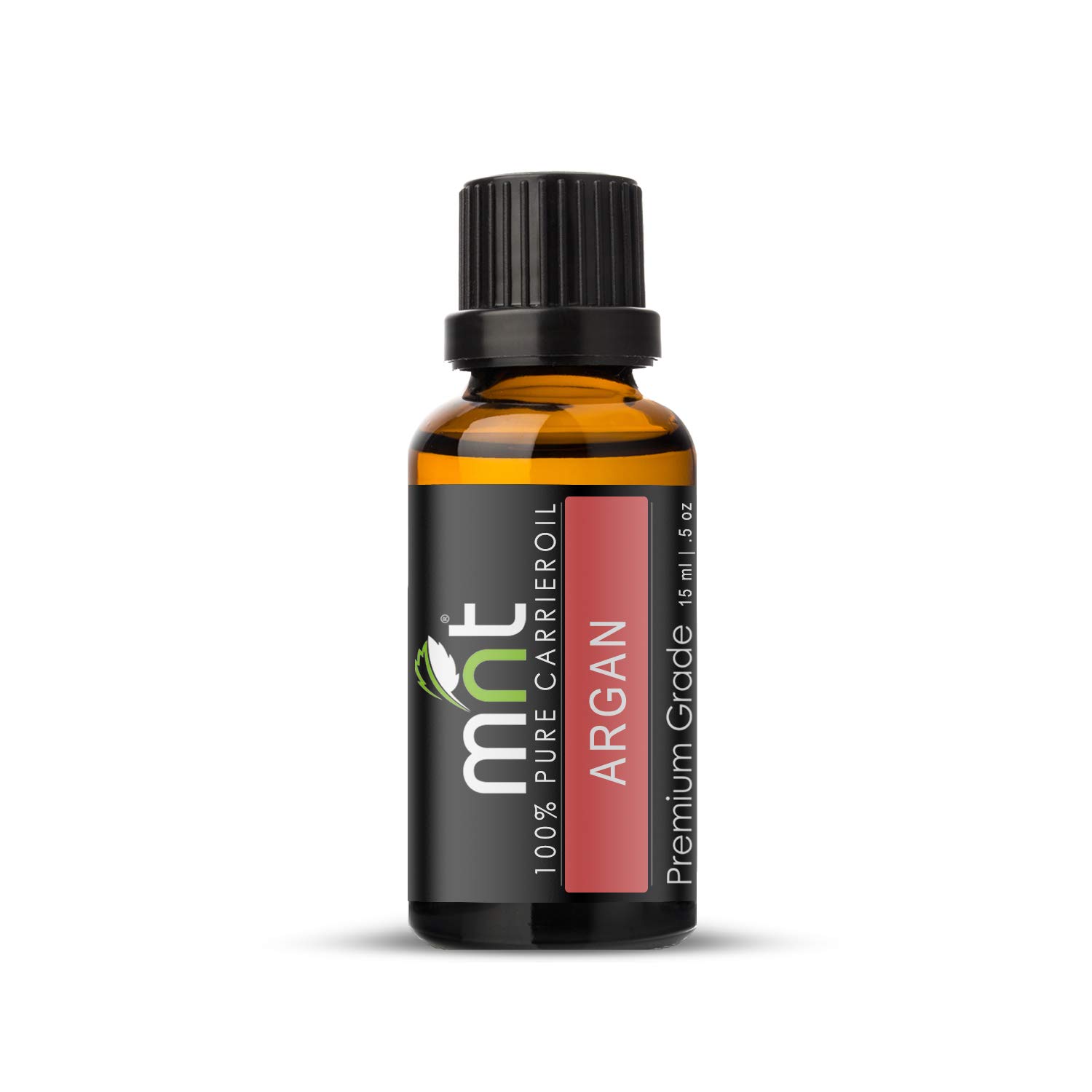 100% Pure Moroccan Argan Cold Pressed Carrier Oil - Organic & Natural Hair, Skin & Body Moisturizer (15ml) | For Dry Scalp Treatment, Face Hydration & Massage Therapy