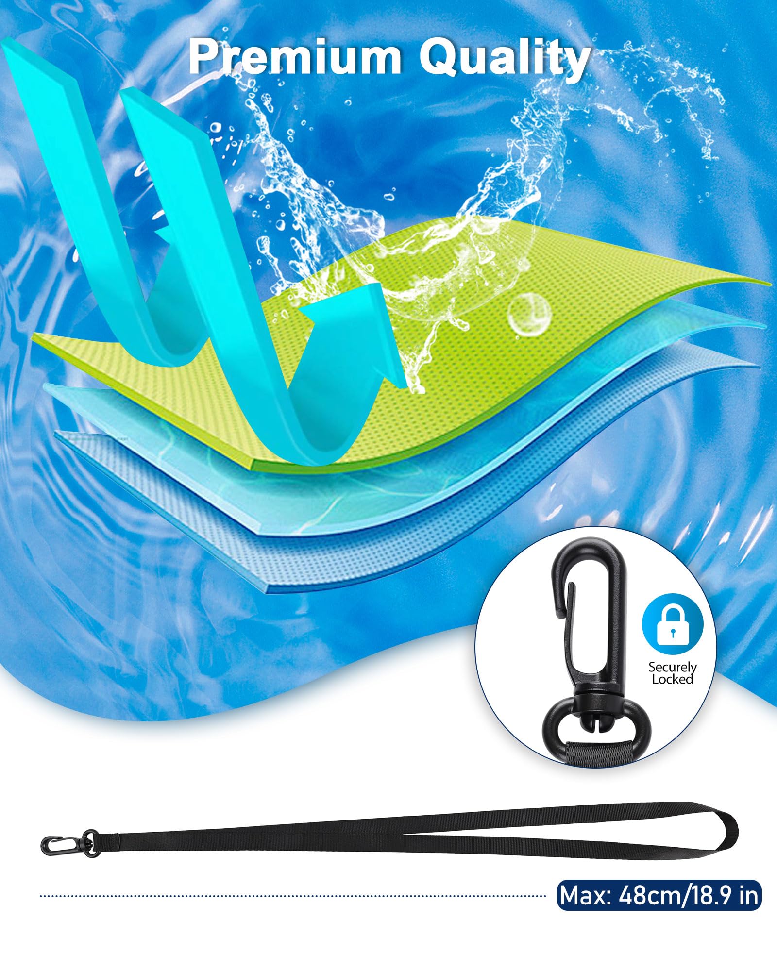 2025 Waterproof Phone Pouch (2 Pack) - IPX8 Certified Dry Bag for iPhone 16/15/14/13/12 Pro Max & Galaxy Phones - Essential Cruise, Beach, Kayak & Travel Accessories for Swimming, Snorkeling & Outdoor Adventures