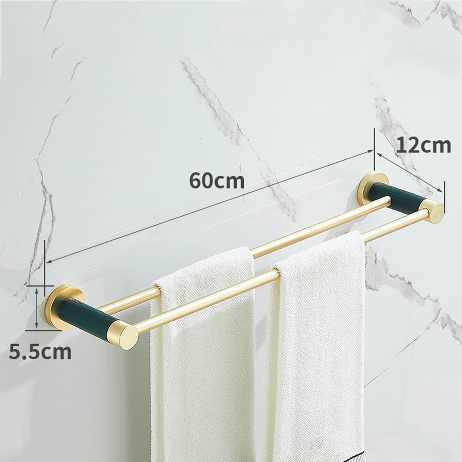 5-Piece Bathroom Towel Rack Set - Wall Mounted Towel Bar, Toilet Paper Holder & Bathroom Hardware Set for Modern Homes - Perfect for Bathroom, Spa & Guest Room Organization