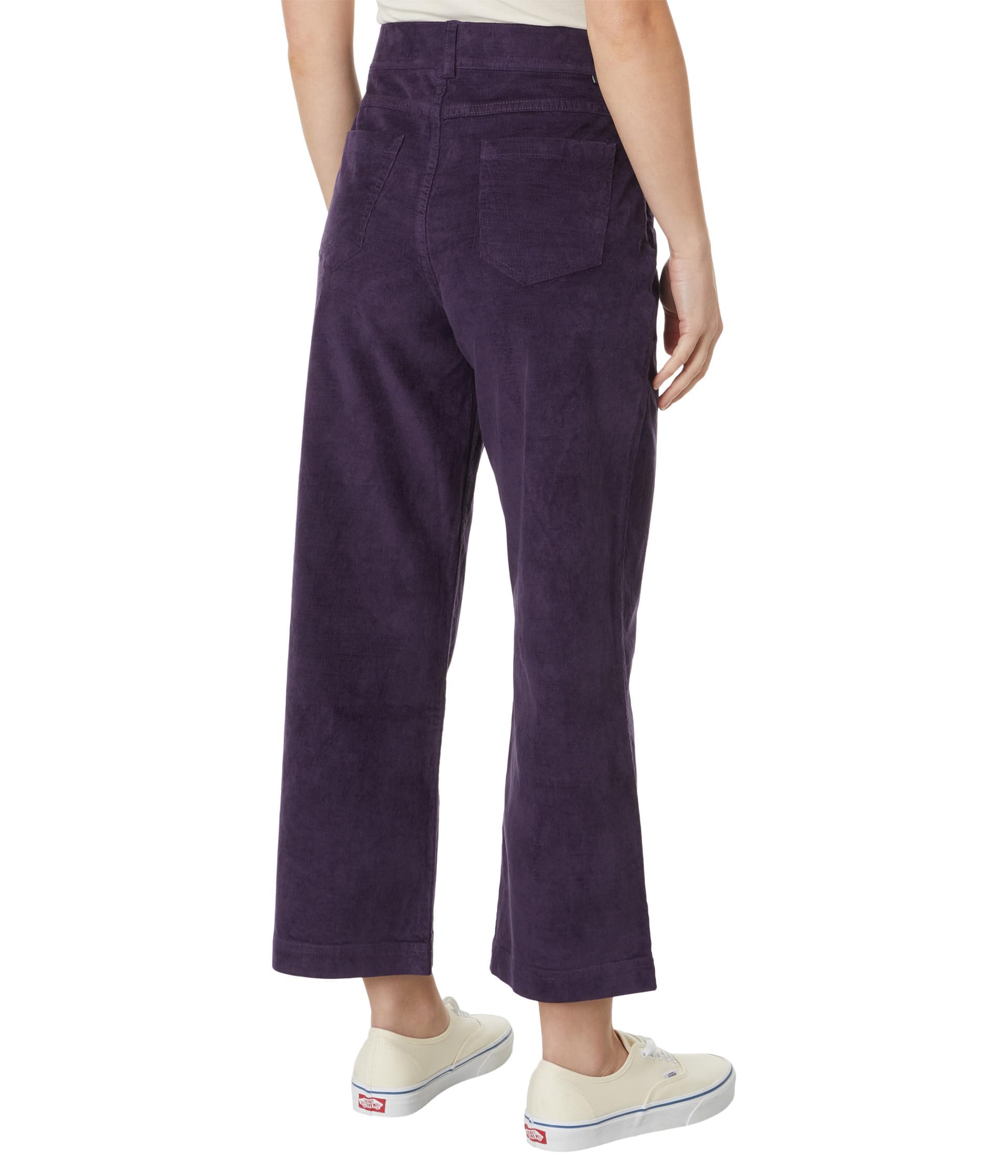 Toad&Co Karuna Cord Wide Leg Pants for Women - Comfortable Corduroy High Waist Trousers for Casual Wear, Office & Travel