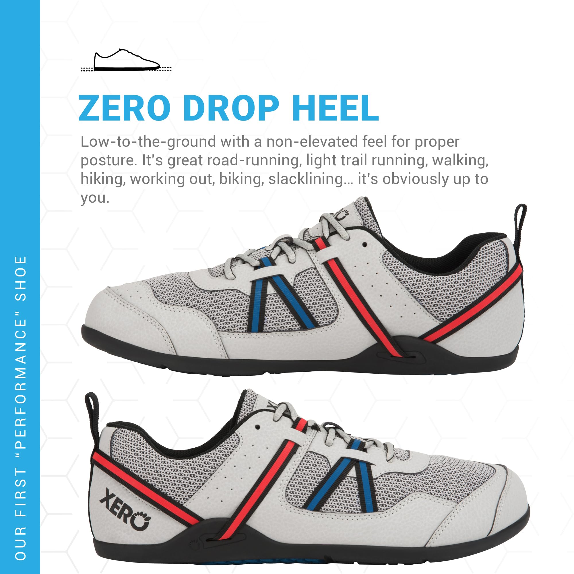 Xero Shoes Prio Neo Men's Athletic Shoes - Lightweight Performance Cross-Trainers for Walking, Running, Tennis & Pickleball | Breathable Gym & Casual Sneakers for Active Lifestyles