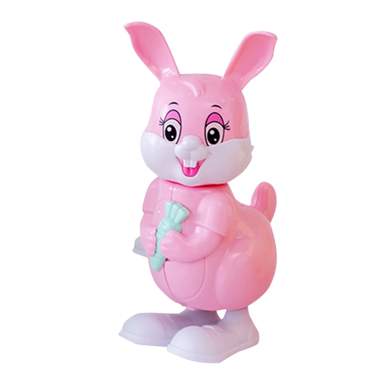 Vintage Wind-Up Jumping Rabbit Toy - Classic Clockwork Easter Gift for Kids, Fun Chattering Teeth Novelty (Random Color) - Perfect for Easter Baskets, Birthday Parties & Classroom Rewards