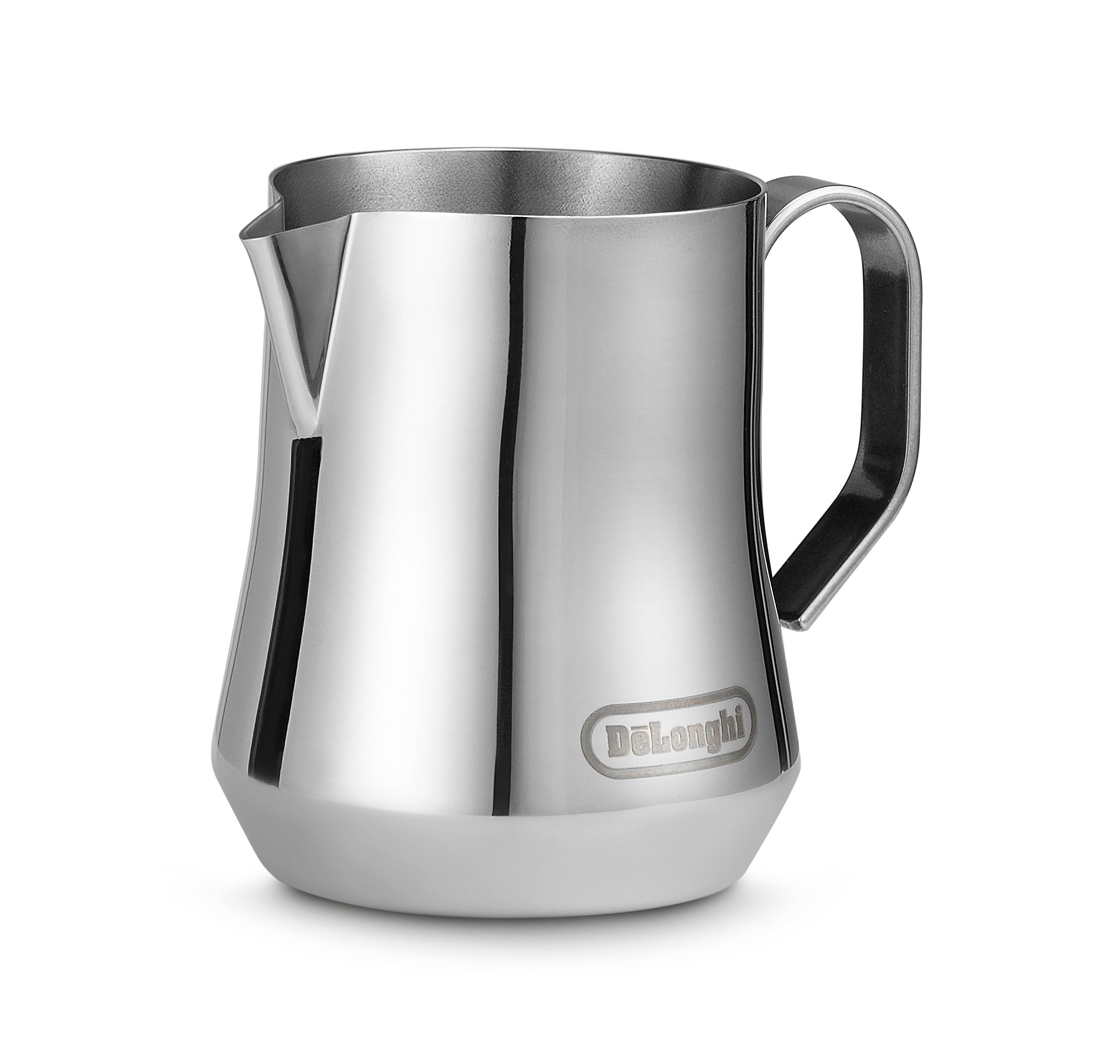 De'Longhi DLSC060 350ml Stainless Steel Milk Frothing Pitcher - Perfect for Lattes, Cappuccinos & Hot Chocolate (Great Gift for Coffee Lovers)