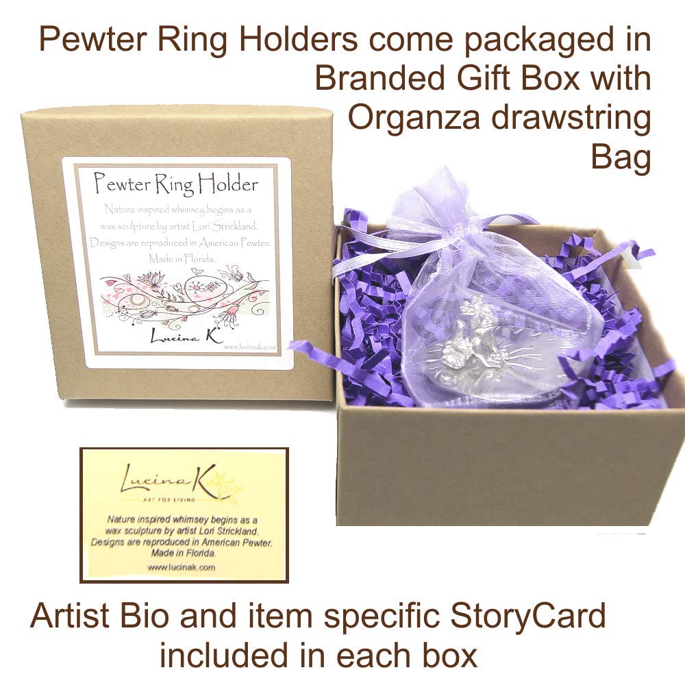You Are My Sunshine Ring Holder - Handcrafted Pewter Stand for Jewelry & Gifts