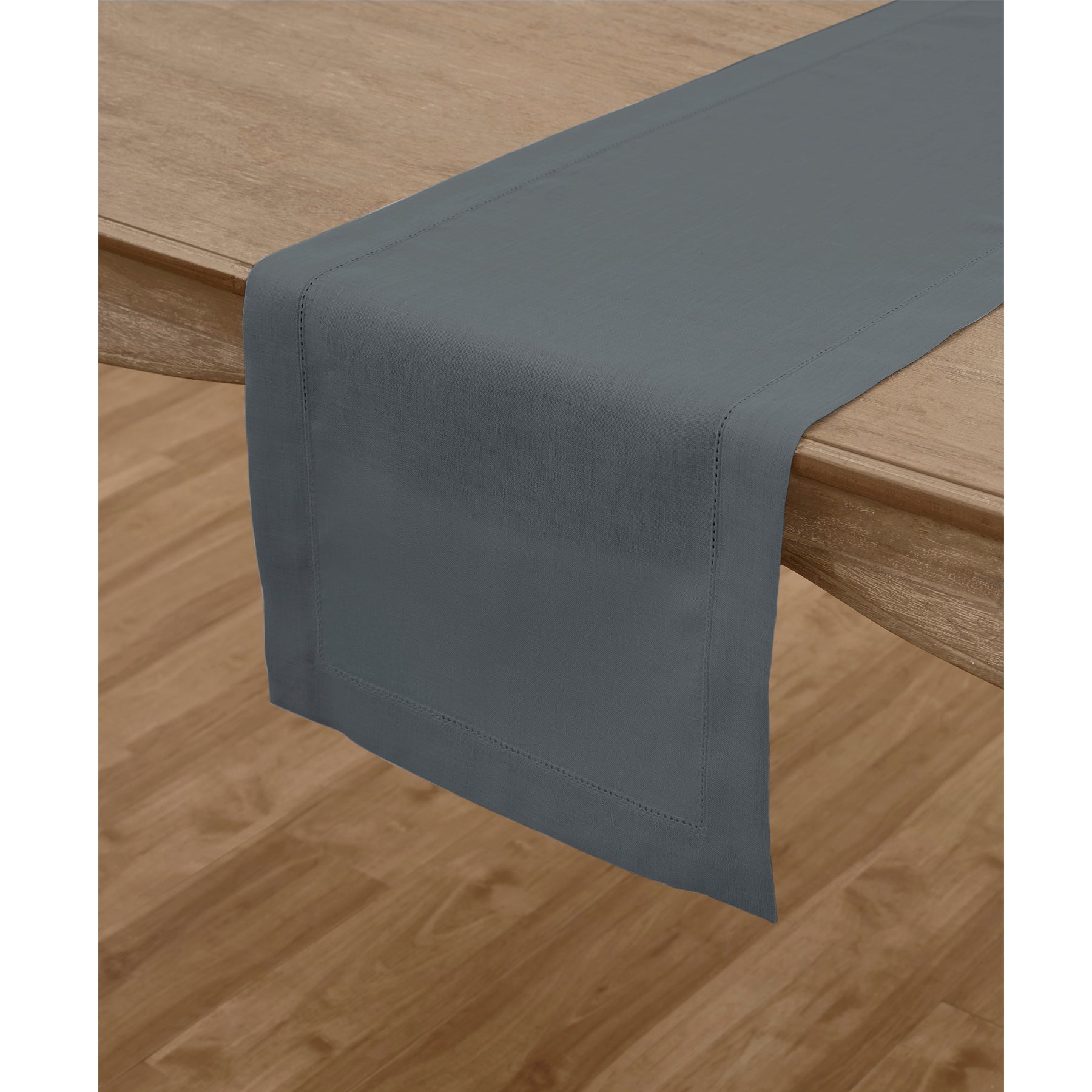 Elegant Classic Hemstitch Table Runner - Premium Linen Dining Decor for Weddings, Parties & Home Decor