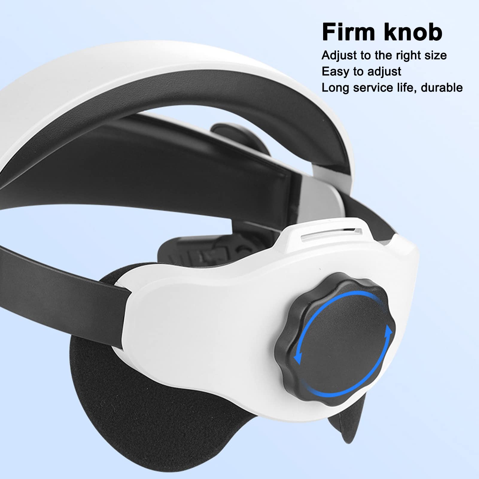 Adjustable VR Head Strap with Foam Padding & ABS Shell - Comfortable Bandeau VR Headset for Gaming, Movies & Virtual Reality Experiences