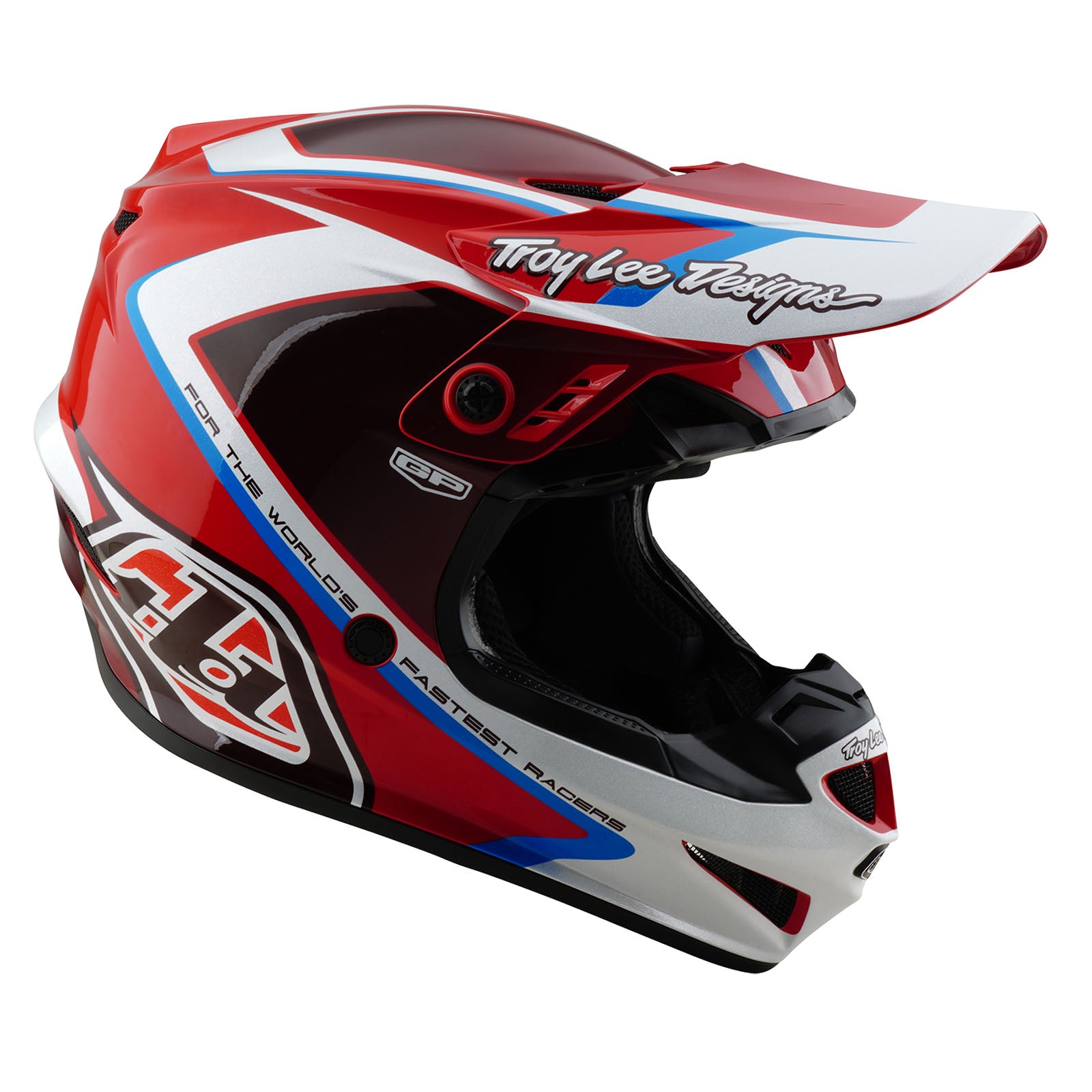 GP Helmet Shutter Red - Motorcycle Full Face Helmet for Men & Women - DOT Approved Safety Gear for Street Biking, Racing & Cruising
