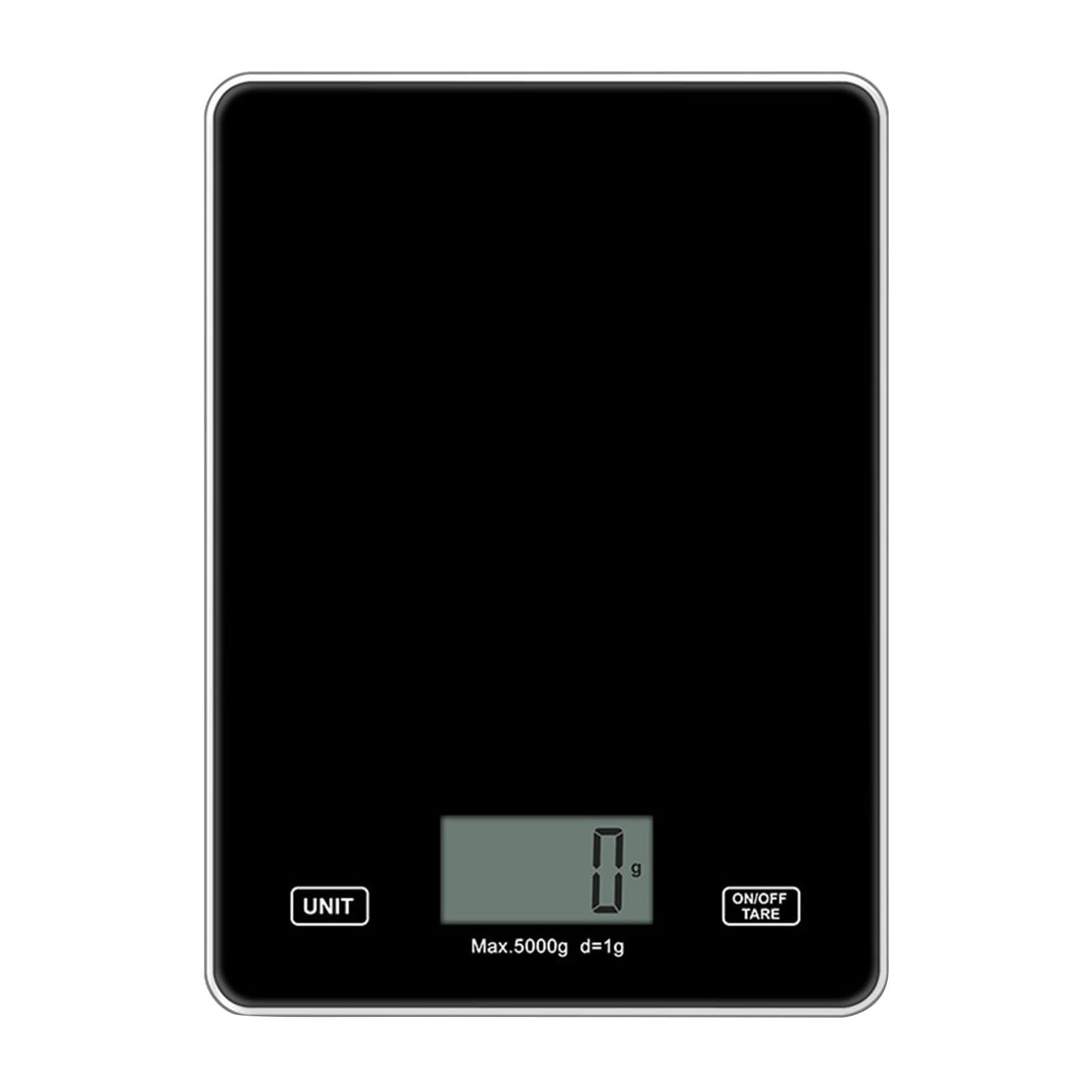 **WujiJia Digital Kitchen Scale - 11lb/5kg Precision Food Scale with LCD Display, Grams/Ounces, Waterproof Glass Surface - Perfect for Cooking, Baking, Meal Prep & Portion Control**