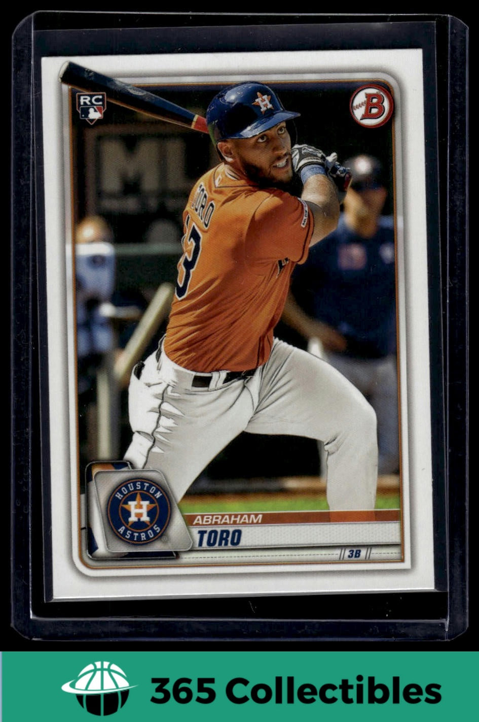 2020 Bowman Abraham Toro #23 Houston Astros Baseball Card - Collectible Sports Memorabilia for Fans and Trading Card Enthusiasts