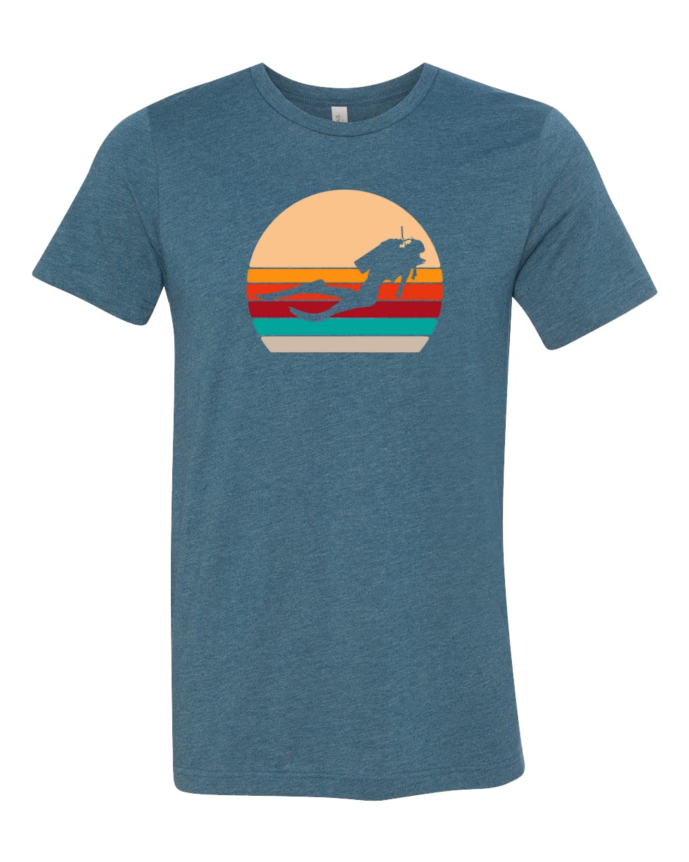 Vintage Scuba Diving T-Shirt for Men & Women - Retro Deep Sea Diver Graphic Tee, Scuba Lover Gift - Perfect for Diving Enthusiasts, Beach Vacation & Ocean-Themed Parties