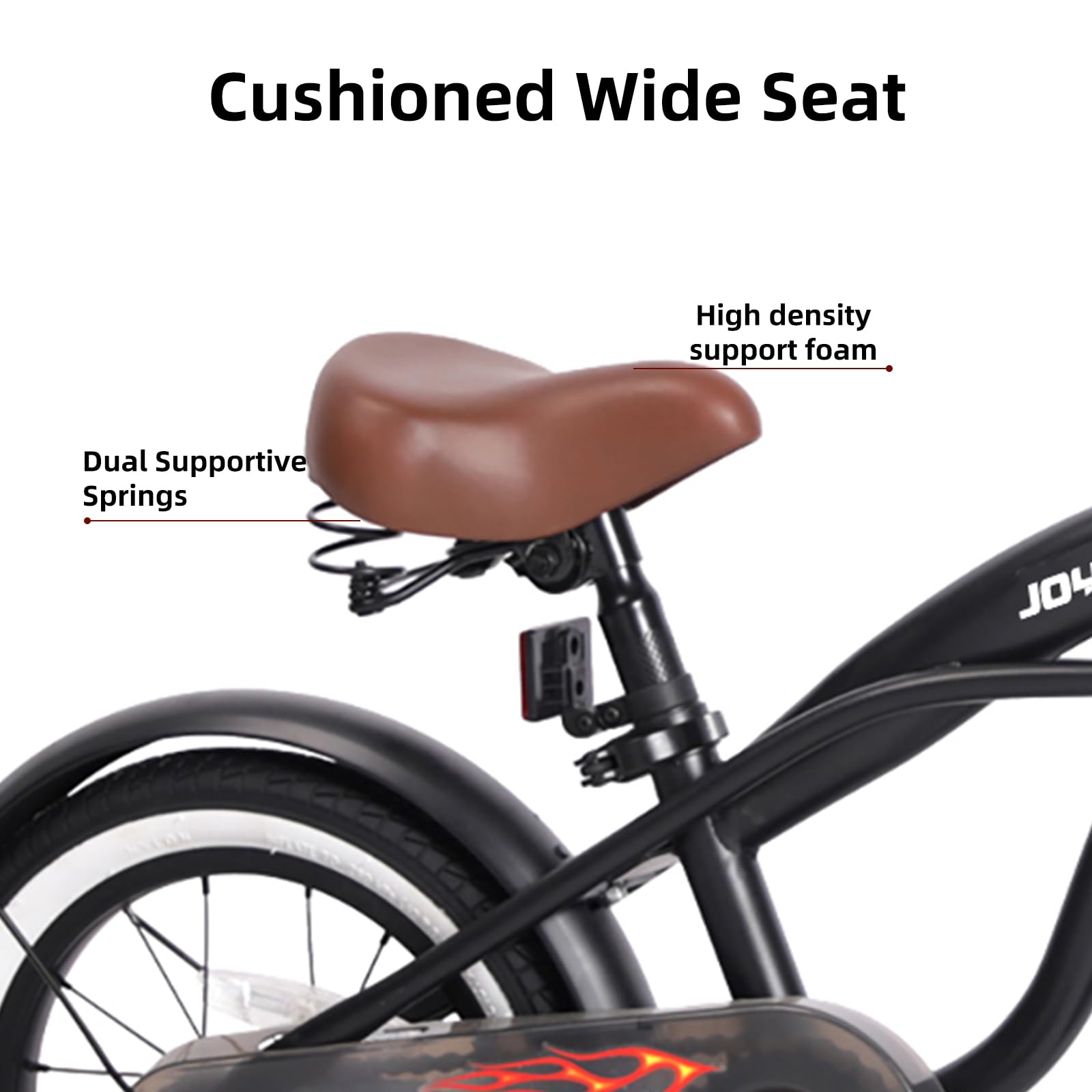 JOYSTAR 12 14 16 Inch Kids Cruiser Bike for Boys & Girls Ages 2-7 Years - Training Wheels & Coaster Brake - Perfect for Neighborhood Rides, Park Adventures & Learning to Bike