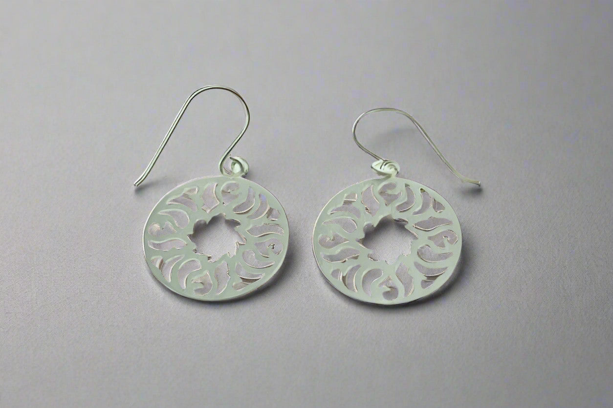 Elegant Sterling Silver Circle Earrings for Women - Perfect for Parties, Weddings & Everyday Wear