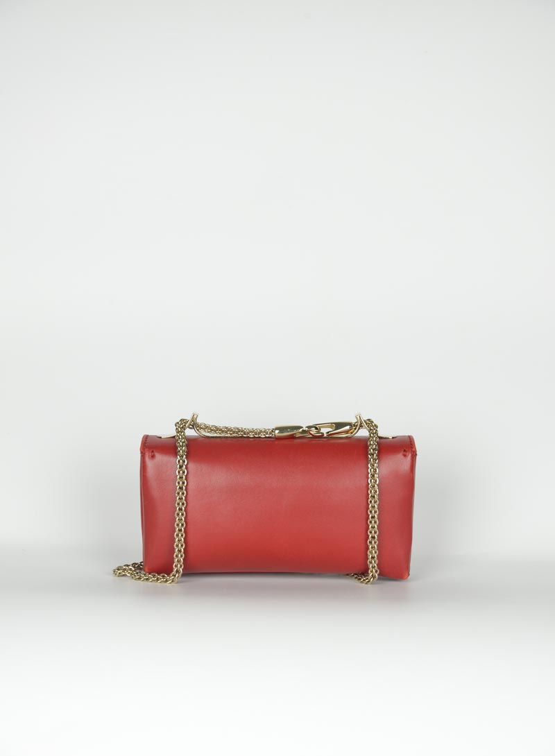 Valentino Va Va Voom Red Leather Studded Handbag - Luxury Designer Crossbody Purse for Women | Perfect for Date Night, Parties & Special Occasions