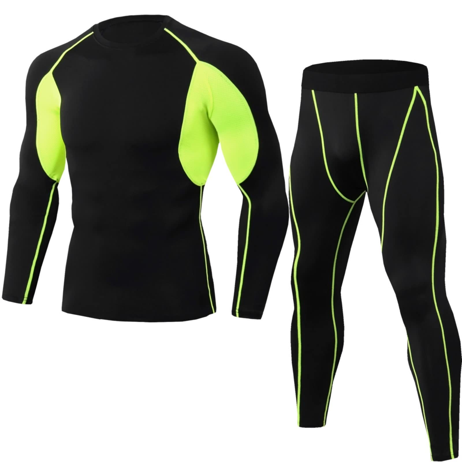 Men's Quick-Dry 2-Piece Workout Suit - Breathable Elastic Gym Tracksuit for Running, Training & Sports | Perfect for Jogging, Fitness & Active Lifestyle