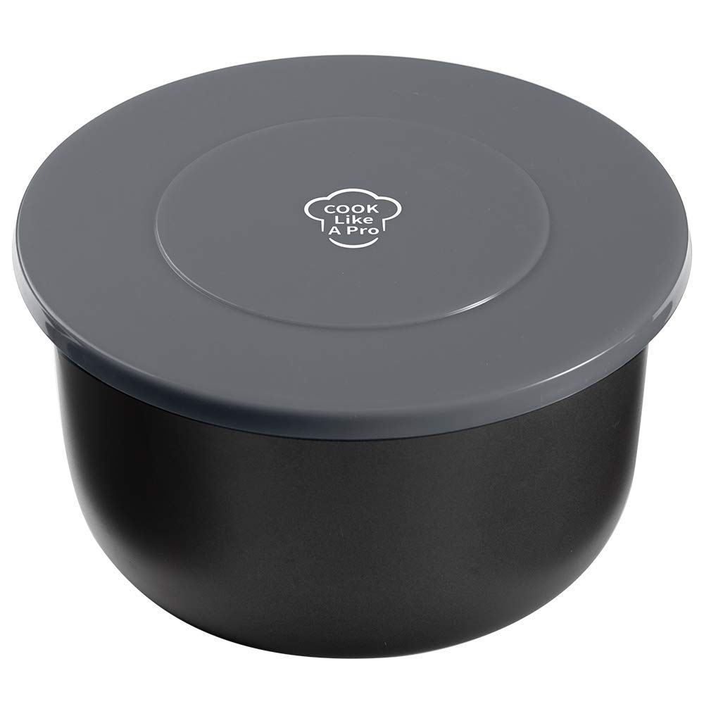 Silicone Lid Inner Pot Cover Accessories for Ninja Foodi Pressure Cooker & Air Fryer 6.5QT/8QT - Grey by SiCheer | Perfect for Cooking, Steaming & Food Storage