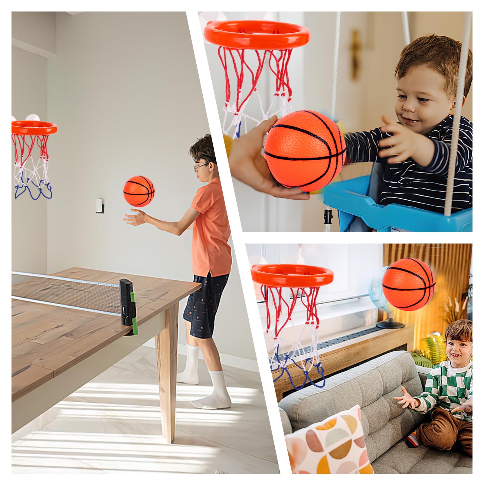 LovesTown Kids Bath Toys - Bathtub Basketball Hoop Set for Toddlers & Children, Fun Shower Shooting Game for Bathtime Play - Perfect for Indoor & Outdoor Water Activities, Pool Parties, and Backyard Fun