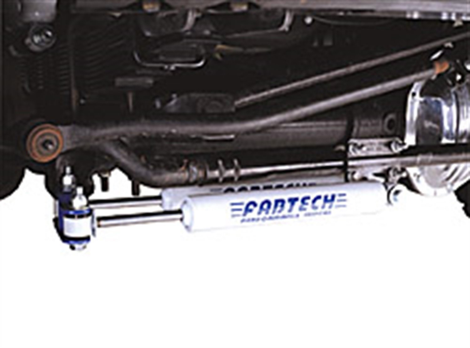 Fabtech FTS8008 Heavy-Duty Steering Stabilizer Kit for Jeep Wrangler & Off-Road Trucks - Improves Handling & Reduces Vibration on Rough Terrain