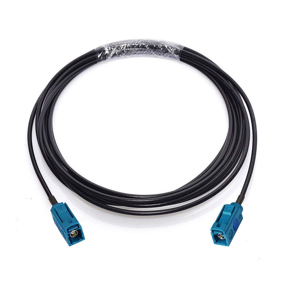 Bingfu Fakra Z Female to Female 3m/10ft Vehicle Antenna Extension Cable - Compatible with Car Stereo, Android Head Unit, GPS Navigation, FM/AM Radio, Sirius XM Satellite, 4G LTE, TEL & Bluetooth Modules - Perfect for Car Audio Upgrades & Signal Boosting