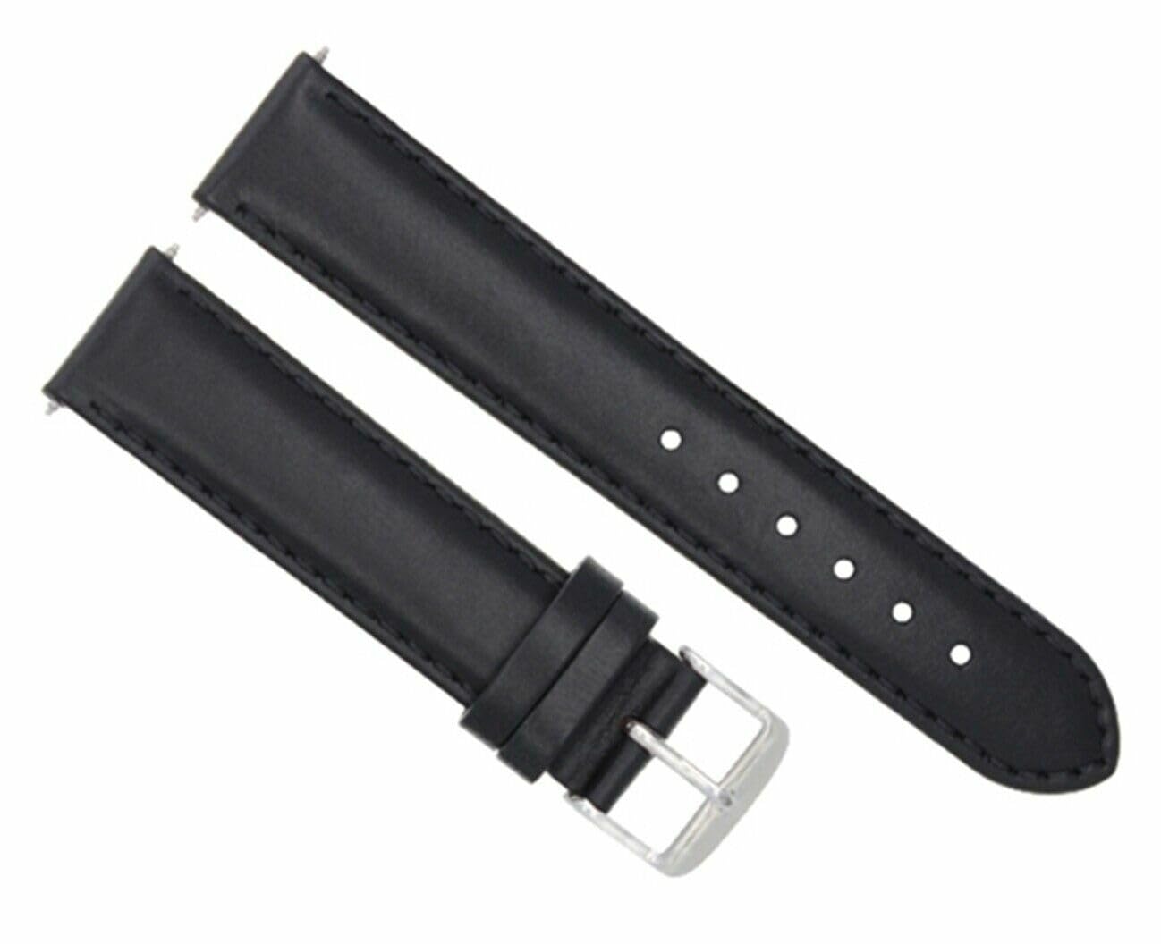 18mm Smooth Leather Watch Band Strap for Invicta Watches - Waterproof & Durable Replacement Strap - Perfect for Daily Wear, Business & Casual Outfits