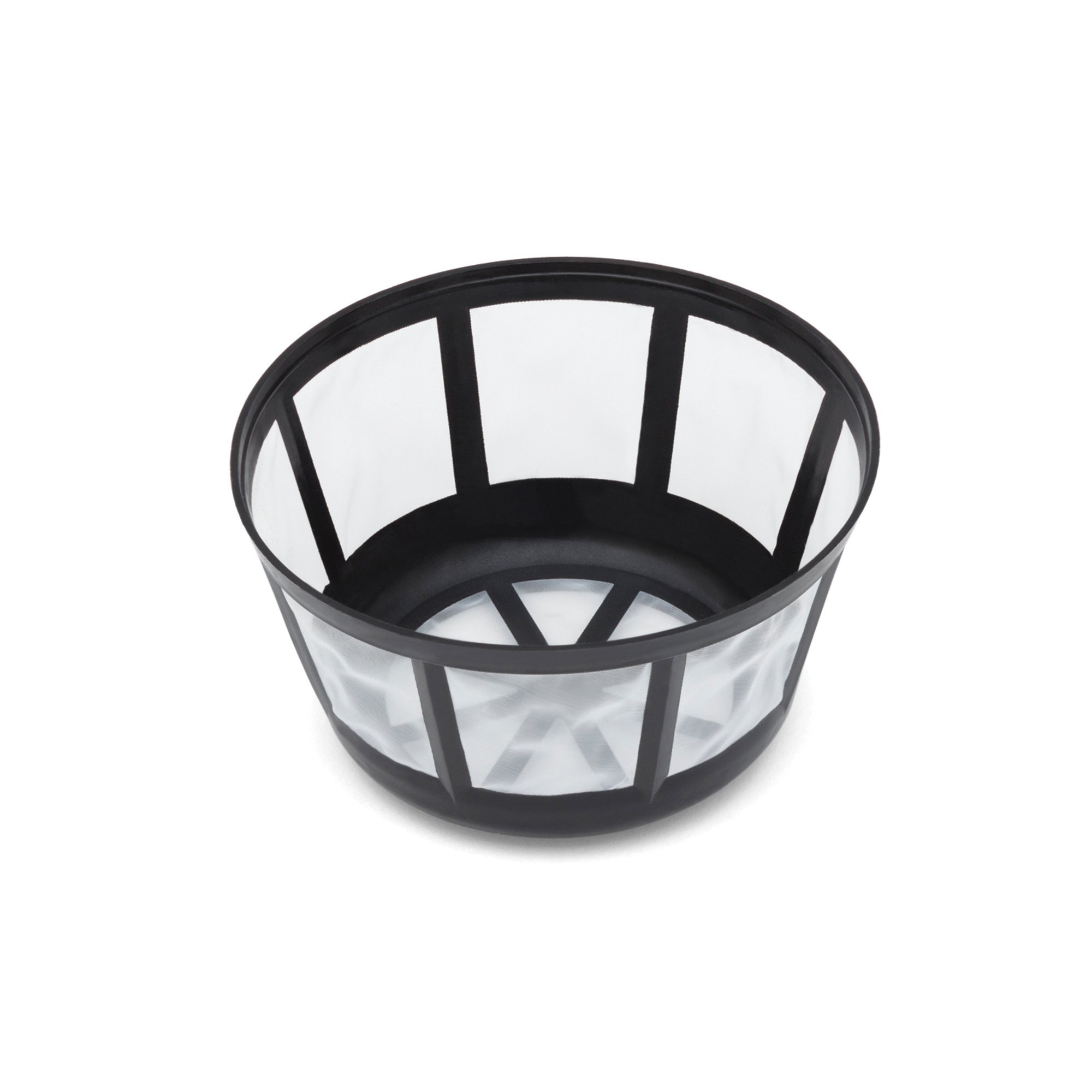 Perma-Brew 3-Year Reusable Coffee Filter - Fluted Basket Style for Drip Coffee Makers | Eco-Friendly & Washable | Perfect for Home, Office, or Camping Use