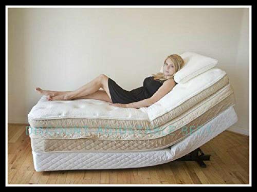 14'' Split King Adjustable Air Massage Bed with Dual Wireless Remotes - Premium Comfort for Couples | Ideal for Home Bedroom, Guest Room & Therapeutic Use