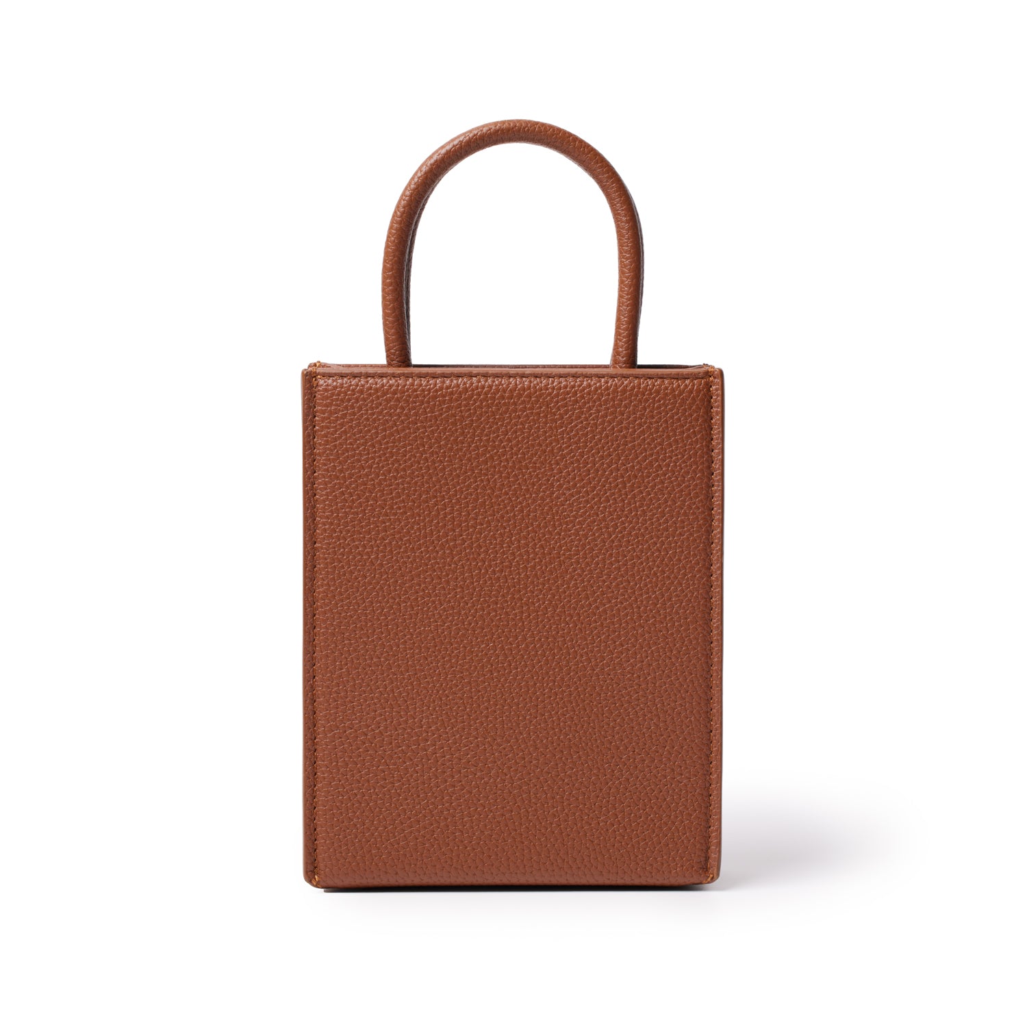 Mini Pebble Tote Bag - Stylish Brown Leather Crossbody Purse for Women | Perfect for Work, Travel & Everyday Use