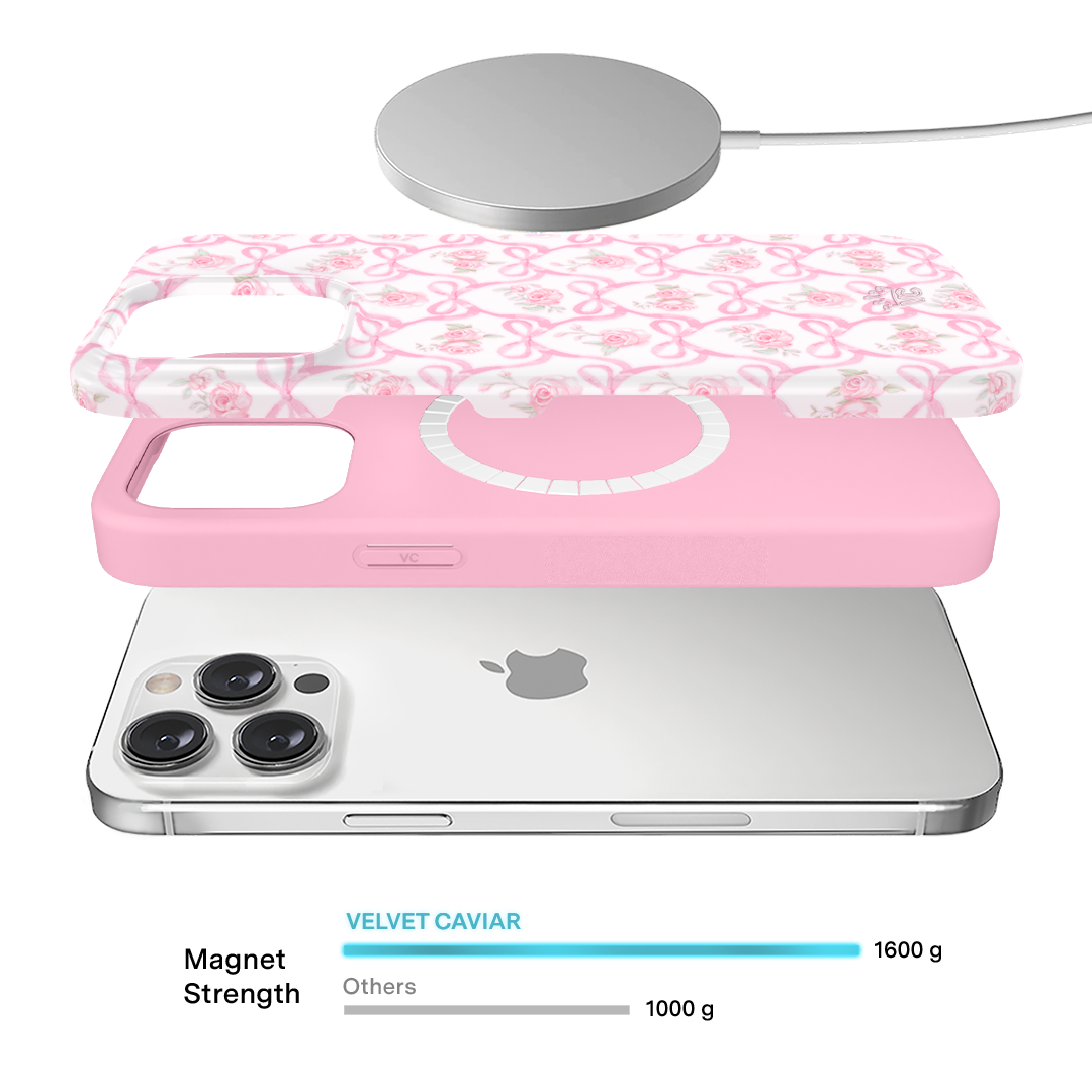 Cute Pink Bow iPhone Case for iPhone 13/14/15 - Elegant Protective Cover with Bow Design - Perfect for Women, Girls, Valentine's Day Gifts & Everyday Use