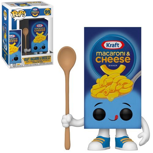 Funko Pop! Vinyl Figure - Kraft Macaroni & Cheese Box Ad Icon Collectible (Blue Box #99) | Perfect for Foodie Collections, Office Decor & Pop Culture Displays