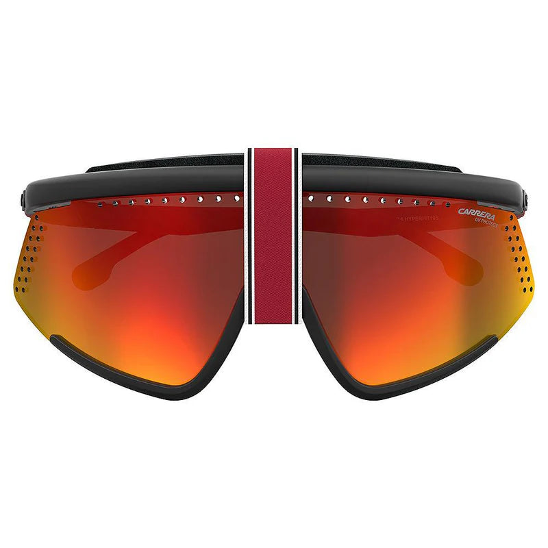 Original Carrera HYPERFIT 10/S 0BLX/UZ 99 Sunglasses - UV Protection Polarized Sports Glasses for Running, Cycling & Outdoor Activities