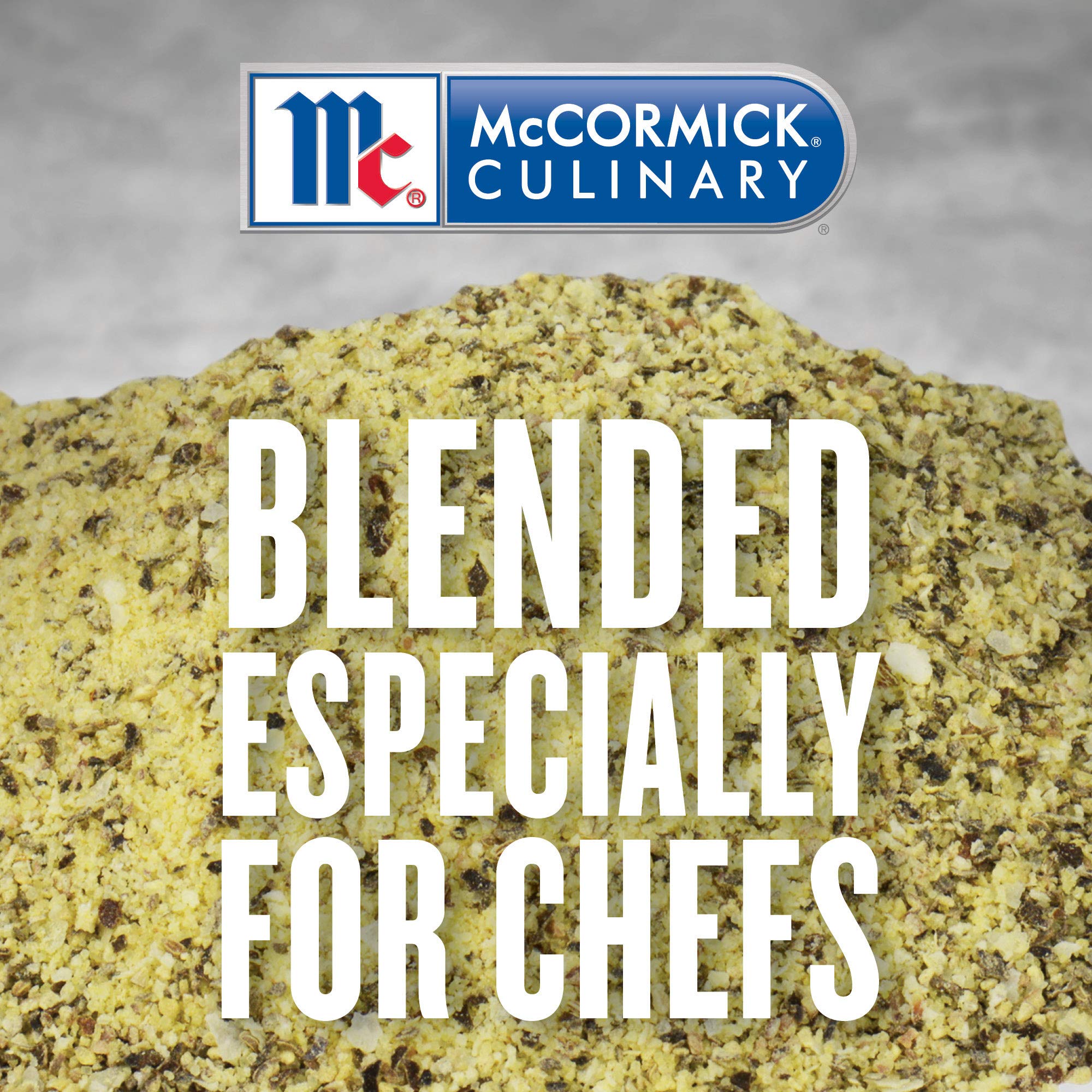 McCormick Culinary Lemon & Pepper Seasoning Salt, 7.5 lb Bulk Container - Perfect for Grilled Chicken, Seafood, Vegetables & Poultry | Restaurant-Grade Seasoning for Chefs & Home Cooking