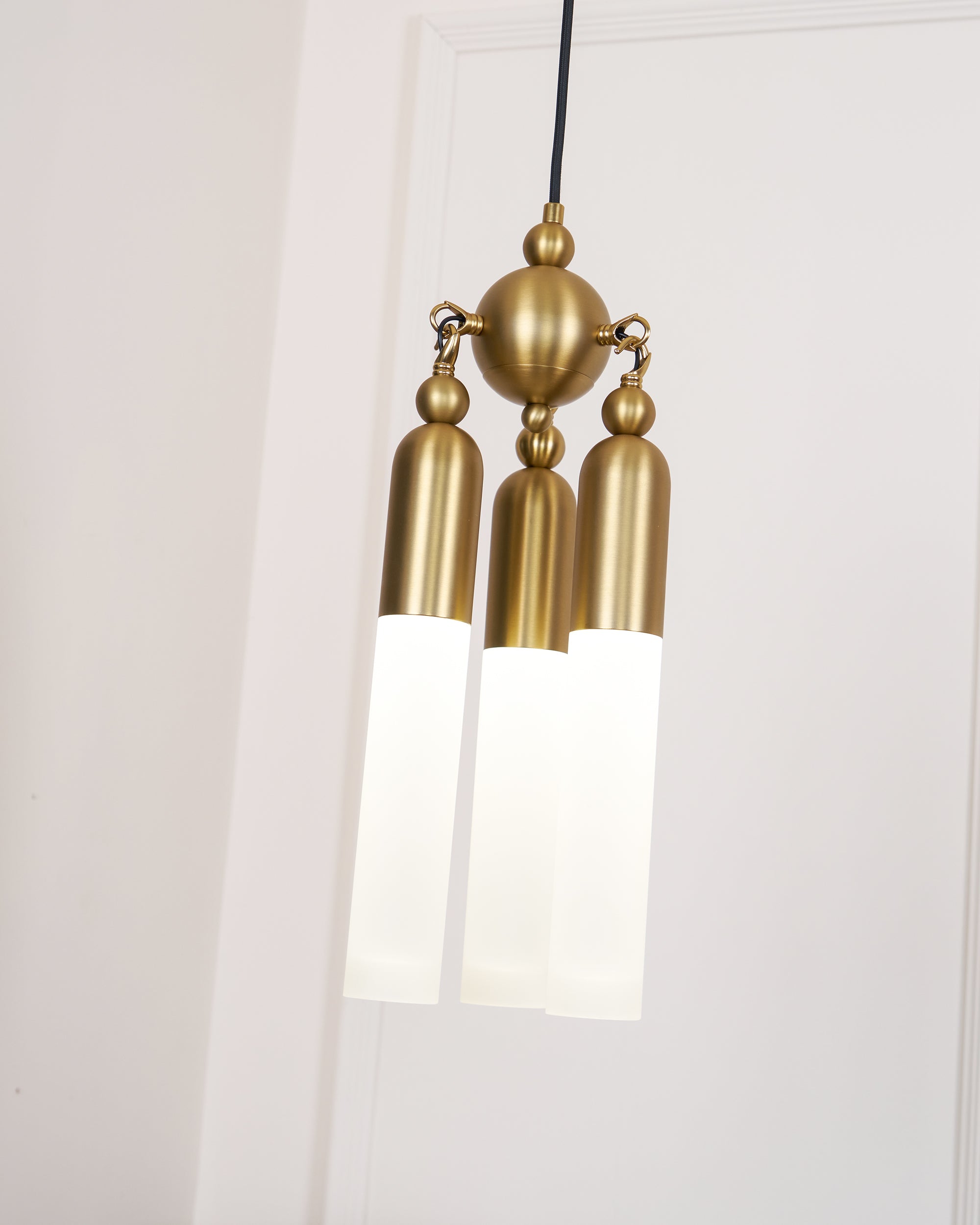 Bettany Pendant Light - Modern Glass Hanging Fixture for Dining Room, Kitchen Island & Bedroom Decor | Energy Efficient LED Lighting