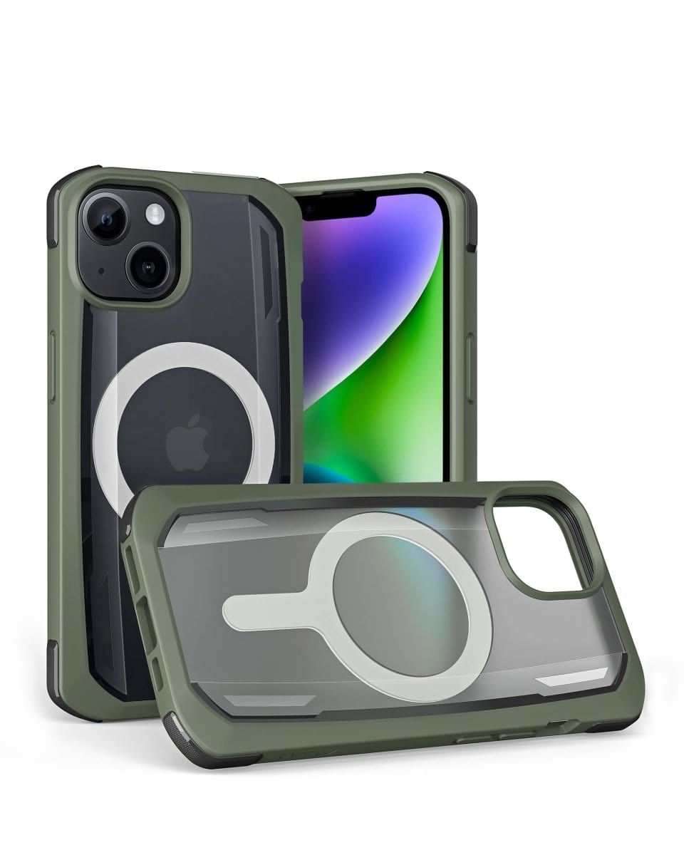 iPhone 14 Plus Case with MagSafe - Shockproof & Secure Shield Protection - Compatible with Wireless Charging | Perfect for Daily Use, Travel & Outdoor Activities
