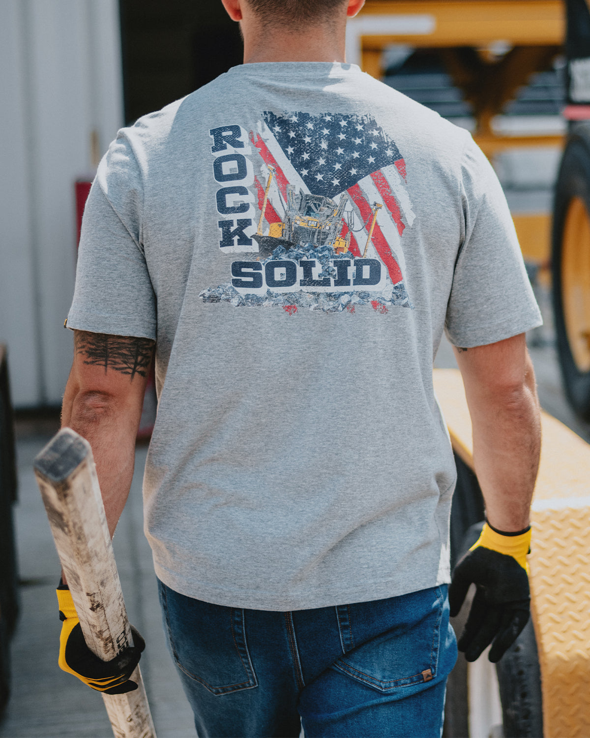 Men's Rock Solid Graphic T-Shirt - Stylish Casual Tee for Everyday Wear | Perfect for Outings, Gym & Street Fashion