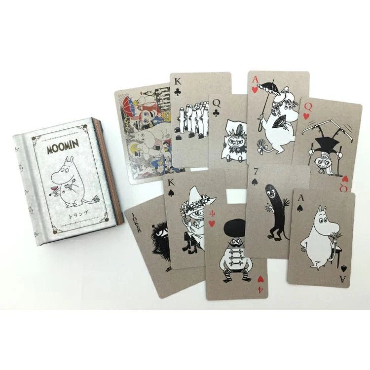 Moomin Playing Cards - Premium Quality 52-Card Deck with Cute Moomin Characters - Perfect for Family Game Nights, Gifts, and Collectors