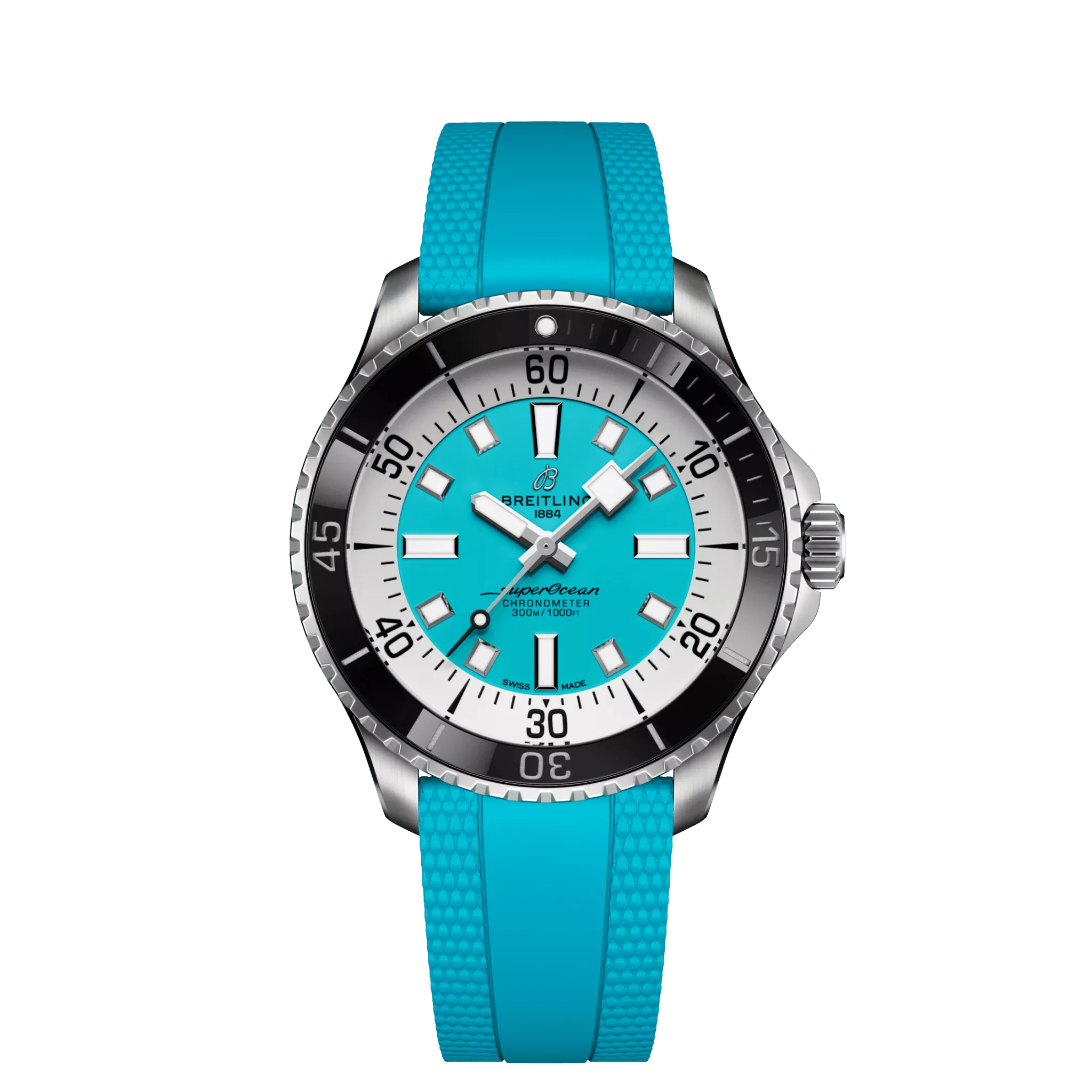 Breitling Superocean Super Diver 44mm Stainless Steel Men's Watch - Luxury Dive Watch for Professional Divers & Water Sports Enthusiasts