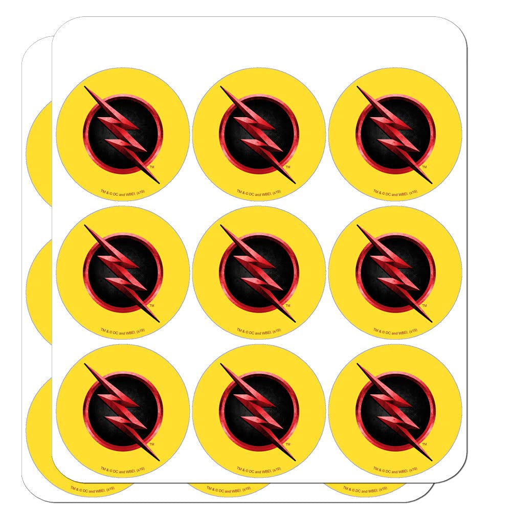 Reverse Flash Logo Stickers - The Flash TV Series Inspired Planner & Scrapbook Decals for Bullet Journaling, DIY Crafts, and Gift Wrapping