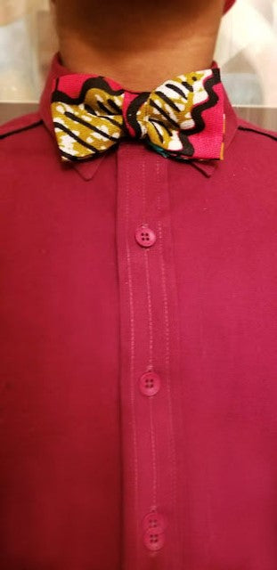 Stylish African Print Bow Tie for Kids - DPC3551BT3 | Perfect for Weddings, Parties & Special Occasions