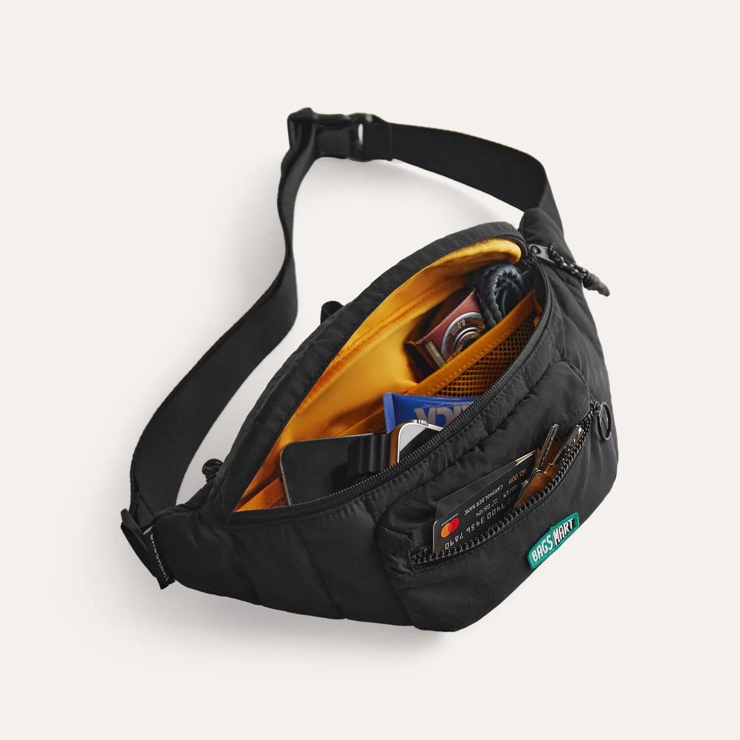 Paz 2.5L Waterproof Belt Bag for Men Women - Lightweight Fanny Pack for Running, Hiking, Travel & Outdoor Activities