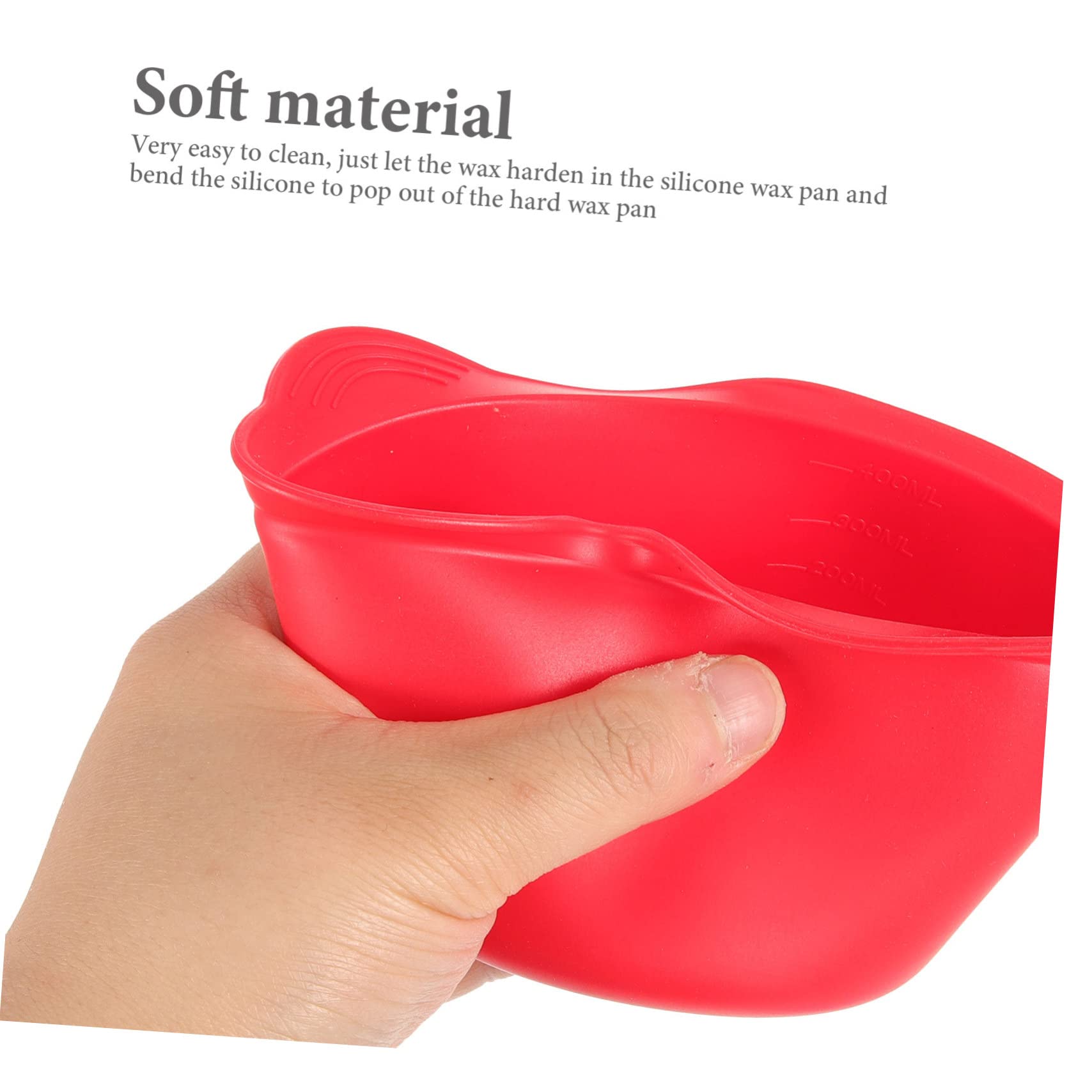 IPETBOOM 2-Pack Silicone Wax Warmer Bowls Set - Replacement Inner Pot for Wax Heaters, Wax Melting, Hair Removal & DIY Candle Making - Includes Spatula for Easy Wax Application (Perfect for Salon, Spa & Home Use)